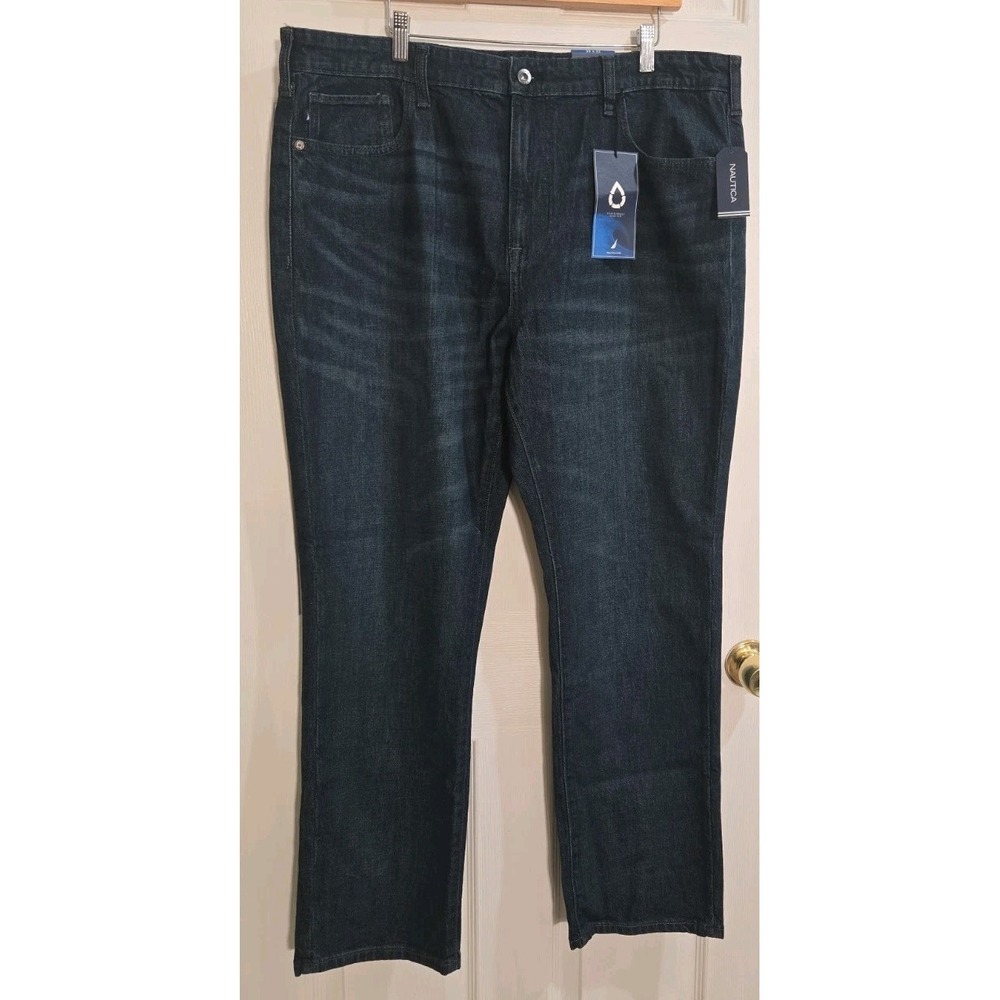 Nautica Men's Jeans 38x32 Vintage Straight-Fit Stretch Denim 5-Pocket NEW